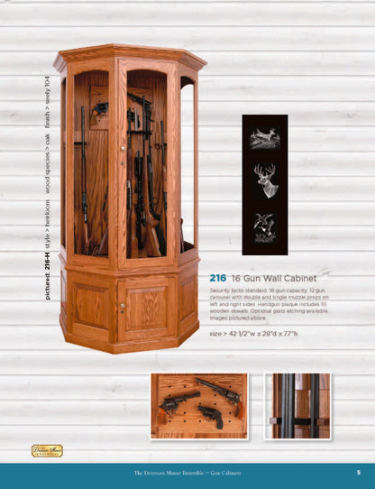 16 Gun Wall Cabinet