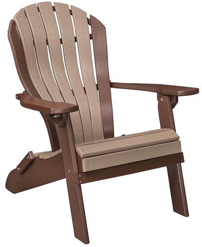 Poly Adirondack Bentback Folding Beach Chair