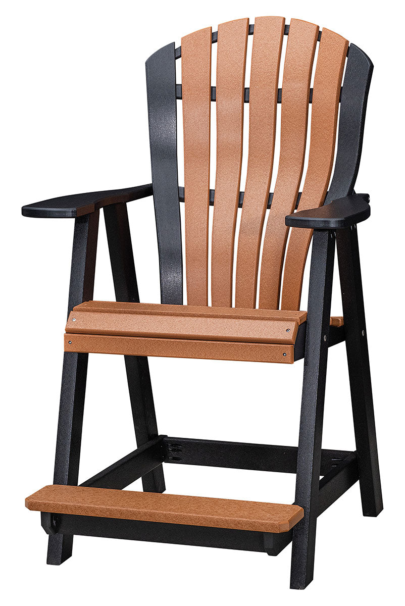 Poly Adirondack Bentback Counter & Bar Chair
