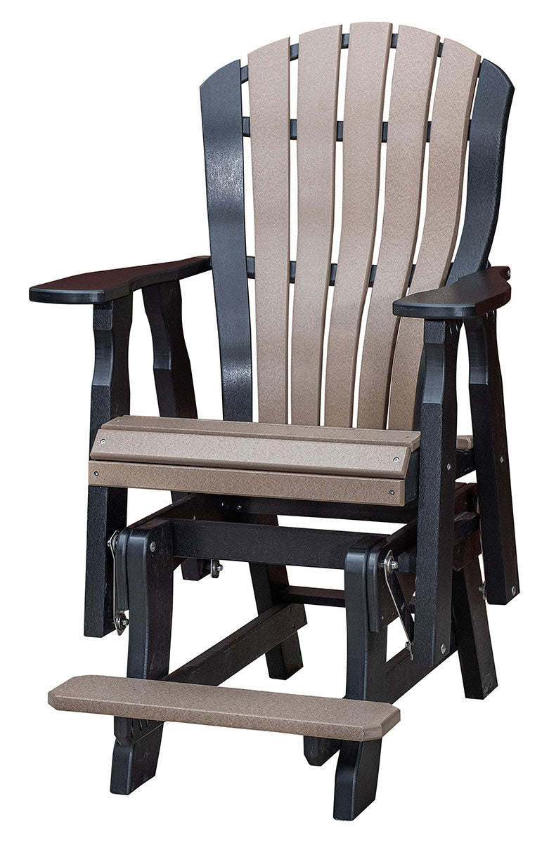 Poly Adirondack Bentback Counter Height Glider
