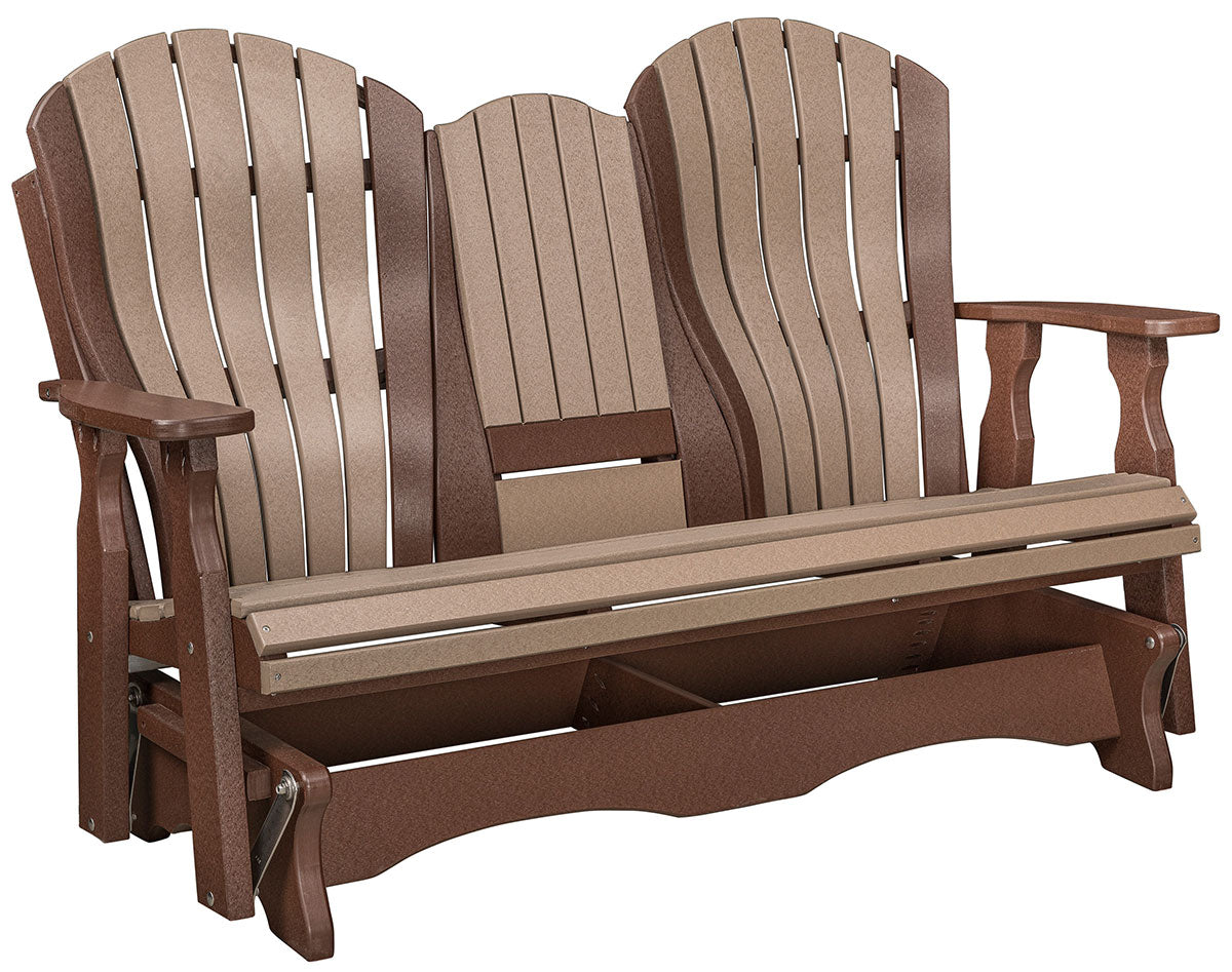 Poly Adirondack 5' Bentback Glider w/Console