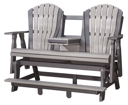 Poly Adirondack 5' Bentback Counter Height Glider