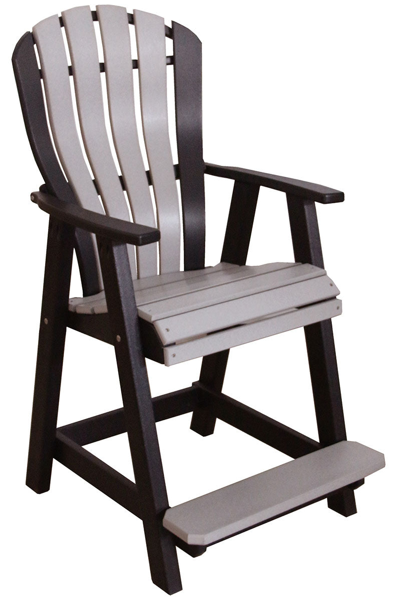 Poly Adirondack Bentback Chair 24" Counter Height