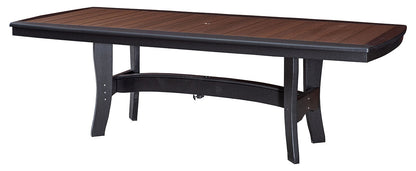 Poly Dining Table 44x96- Dining Height 30" w/border
