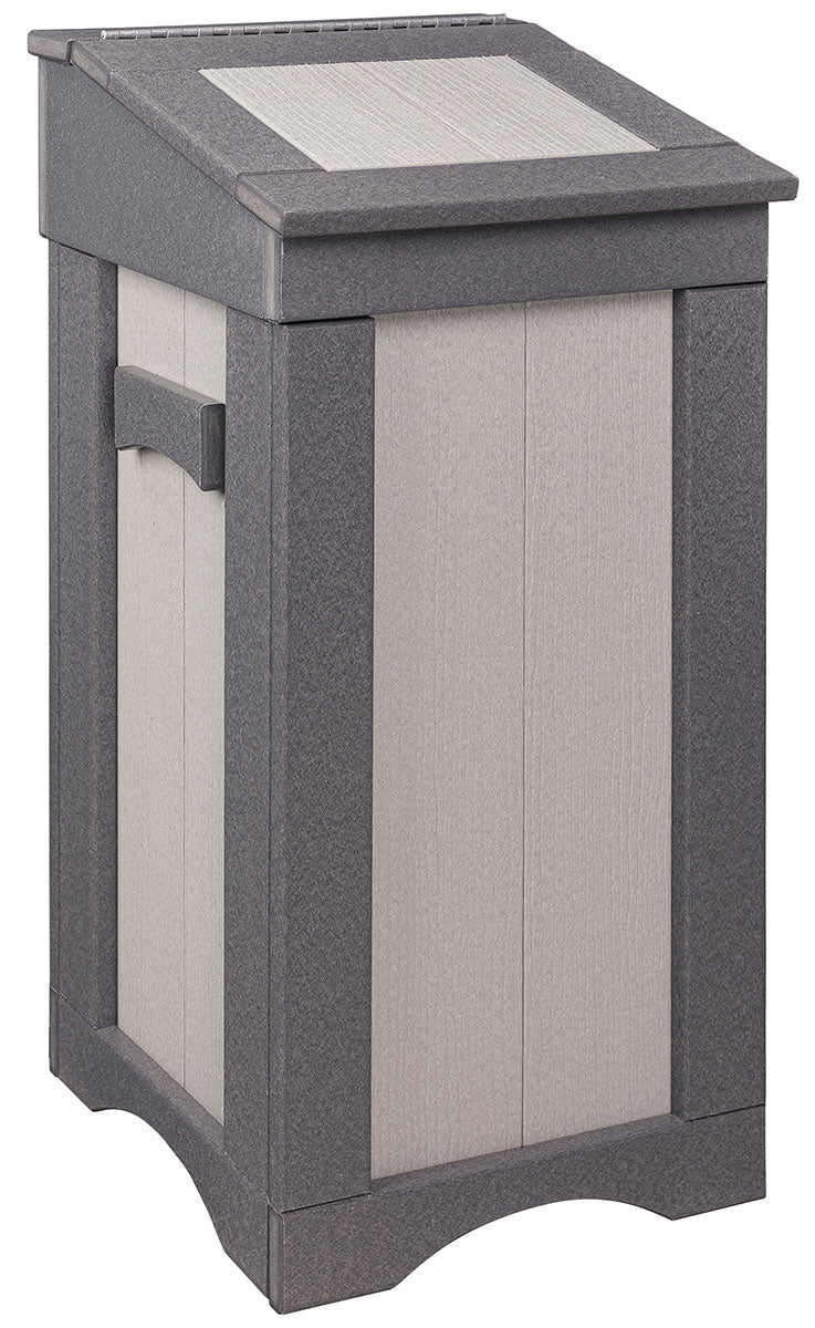 Poly Flip Top Trash Bin