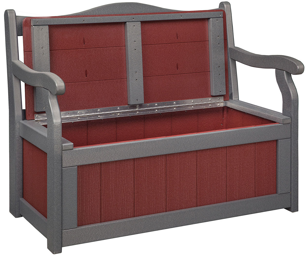 Poly 4' Garden Bench w/Storage