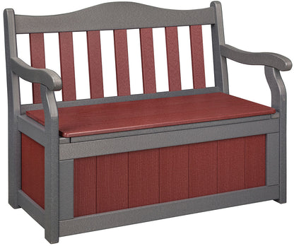 Poly 4' Garden Bench w/Storage