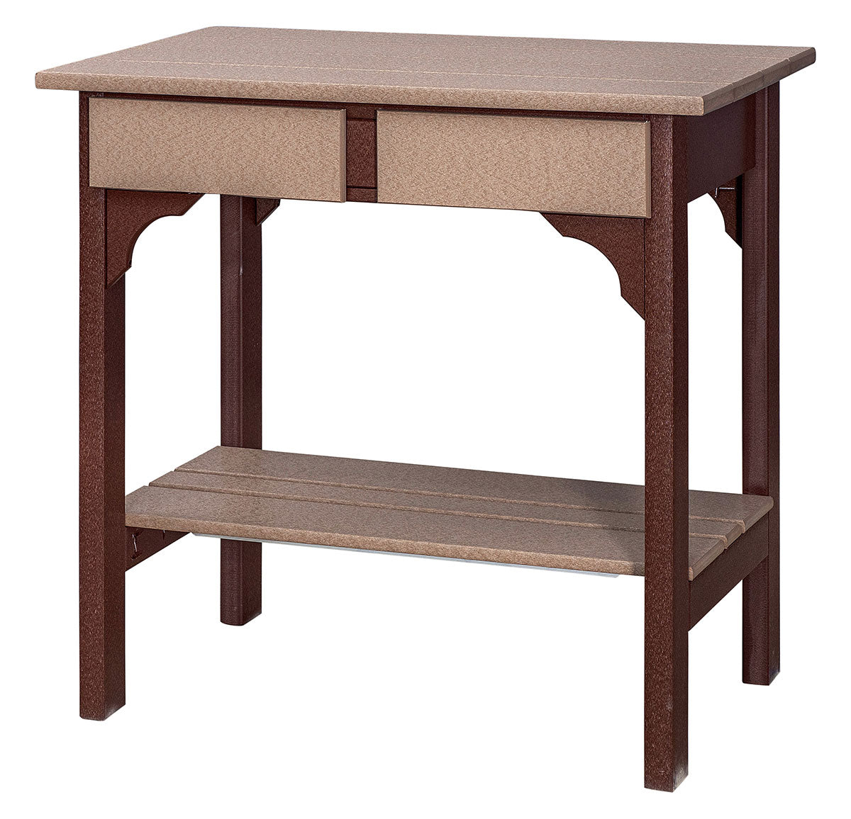 Poly Grill Table with Drawers 30” High