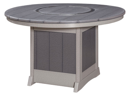 Poly 48" Round Table - Dining Height 30"