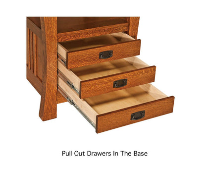 Arts & Crafts Cabinet Table