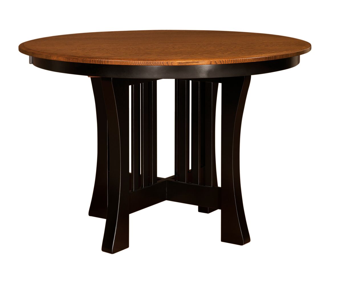 Arts & Crafts Single Pub Pedestal Table