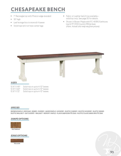Chesapeake Bench
