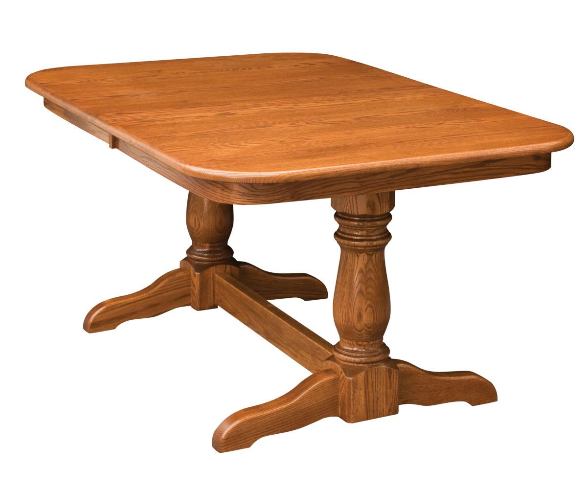 Dutch Double Pedestal Table