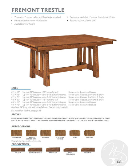 Fremont Trestle Table