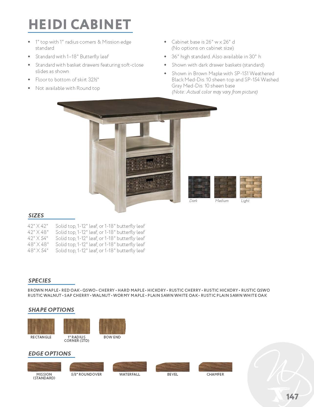 Heidi Cabinet Table