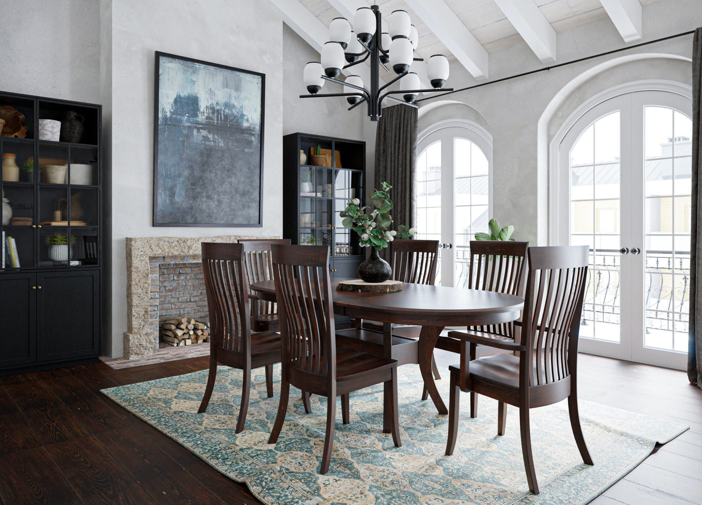 Imperial Double Pedestal Table