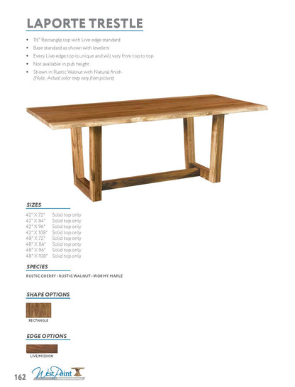 Laporte Trestle Table