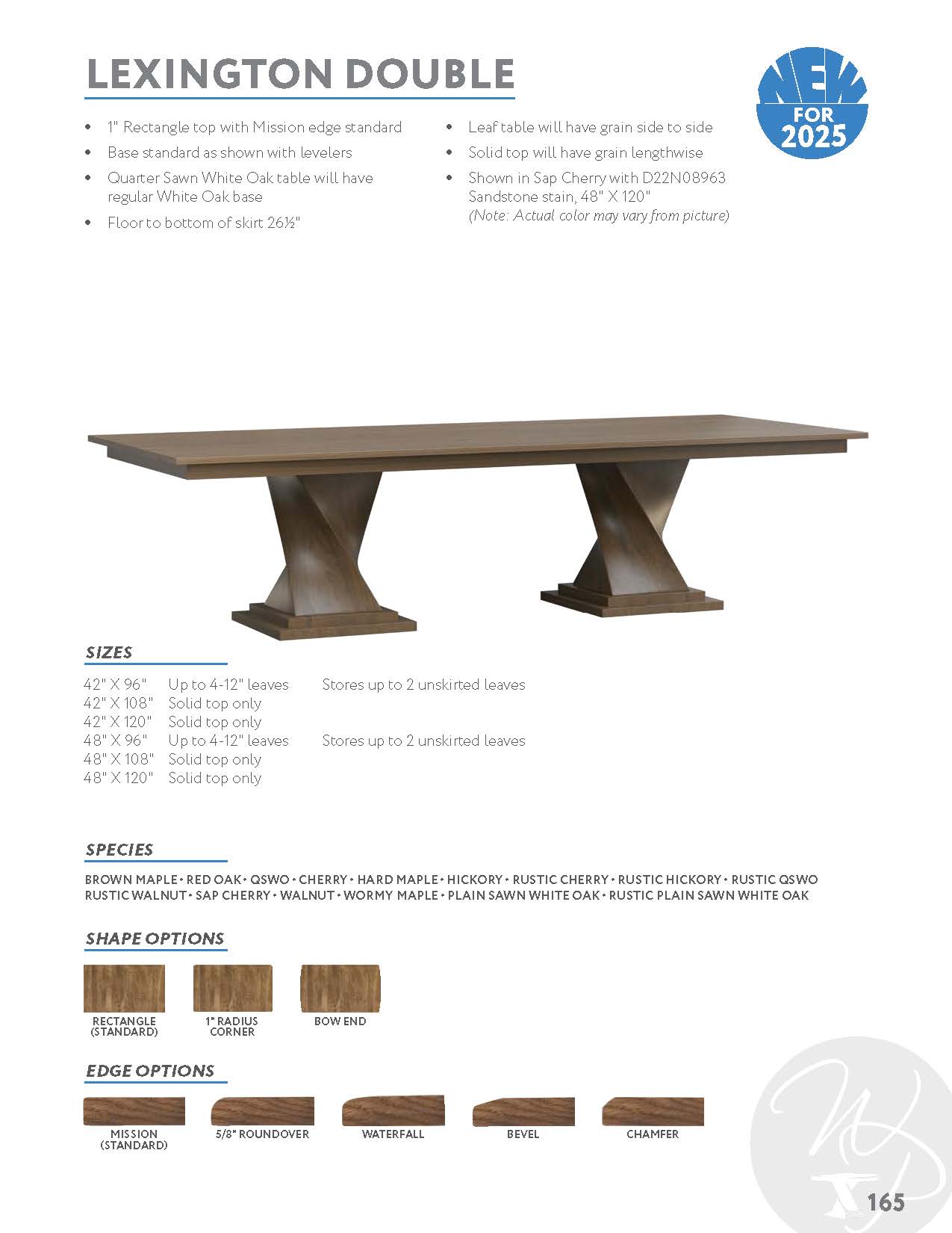 Lexington Double Pedestal Table