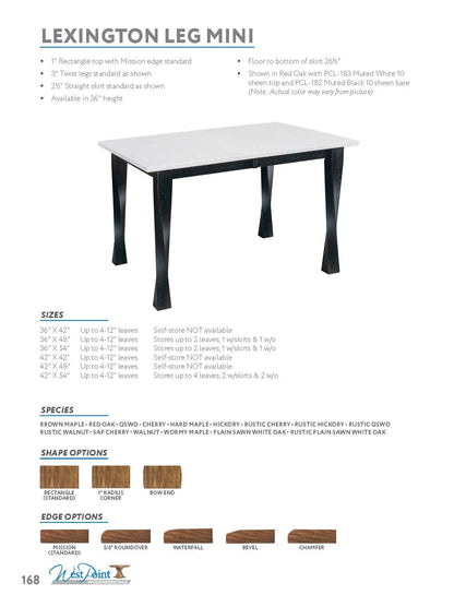 Lexington Leg Mini Table