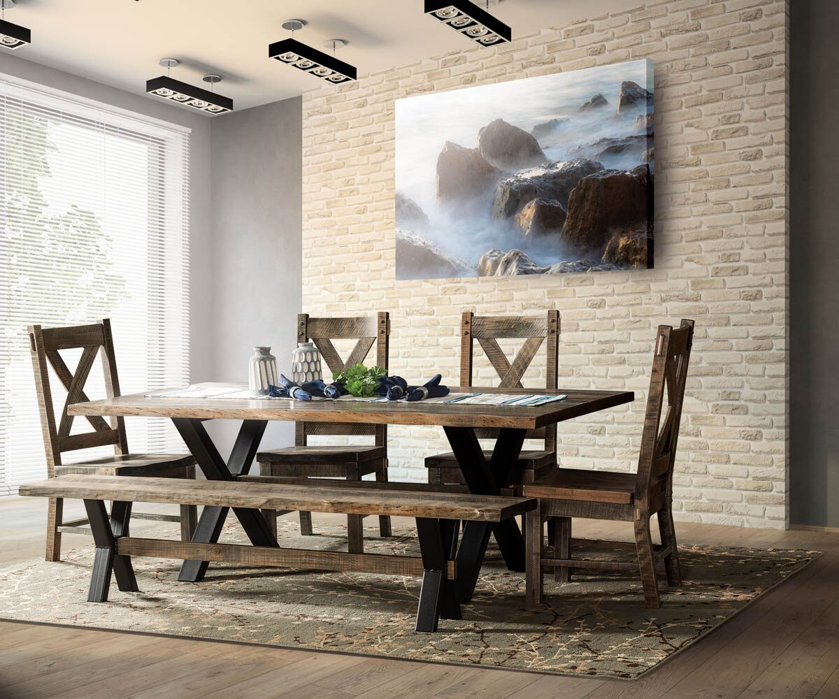 Live Edge Rough Sawn Table