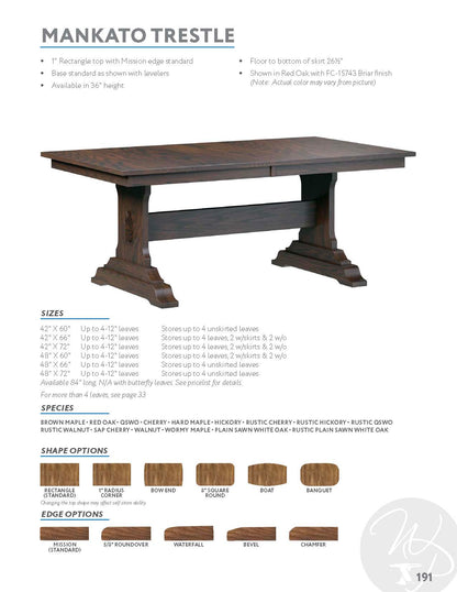 Mankato Trestle Table