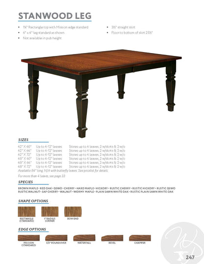 Stanwood Leg Table