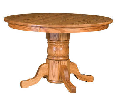 Traditional Single Pedestal Table