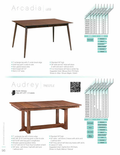 Audrey Trestle Table