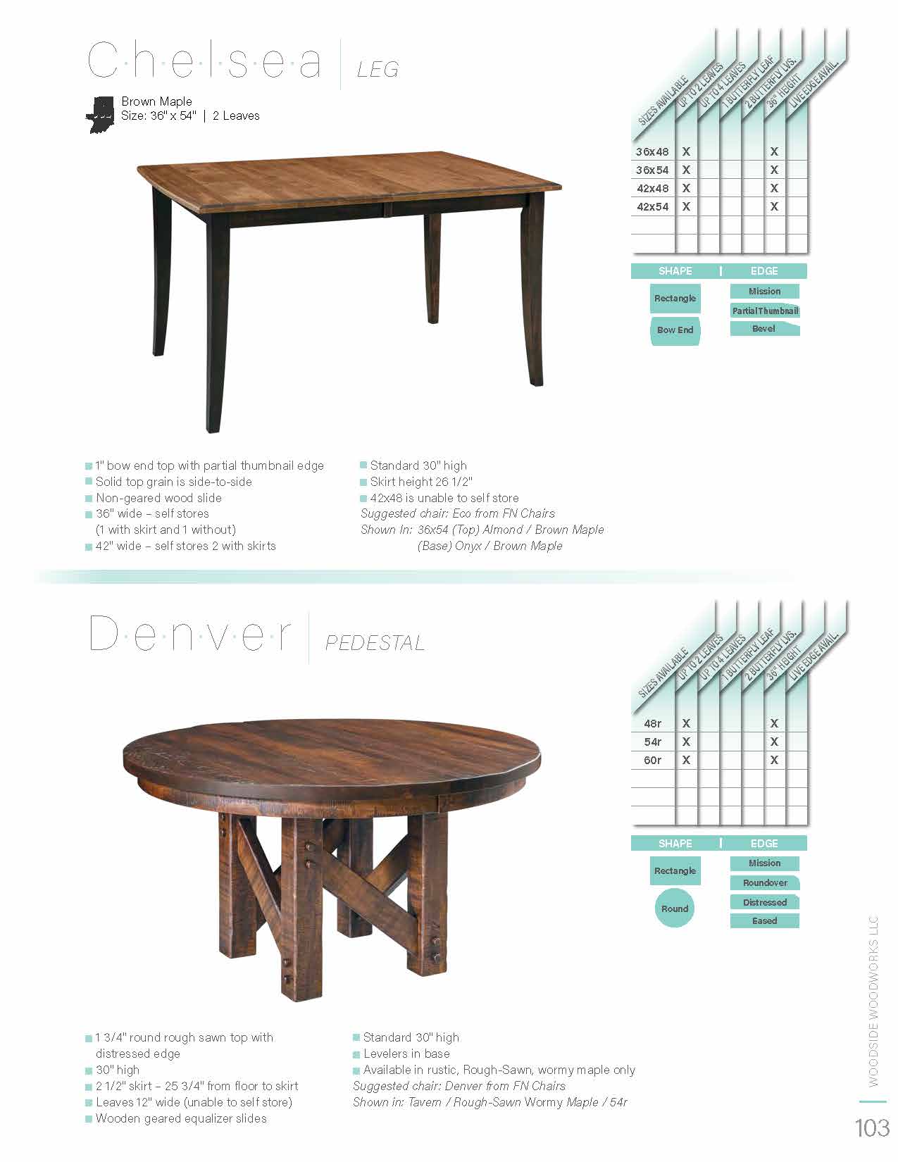 Chelsea Leg Table
