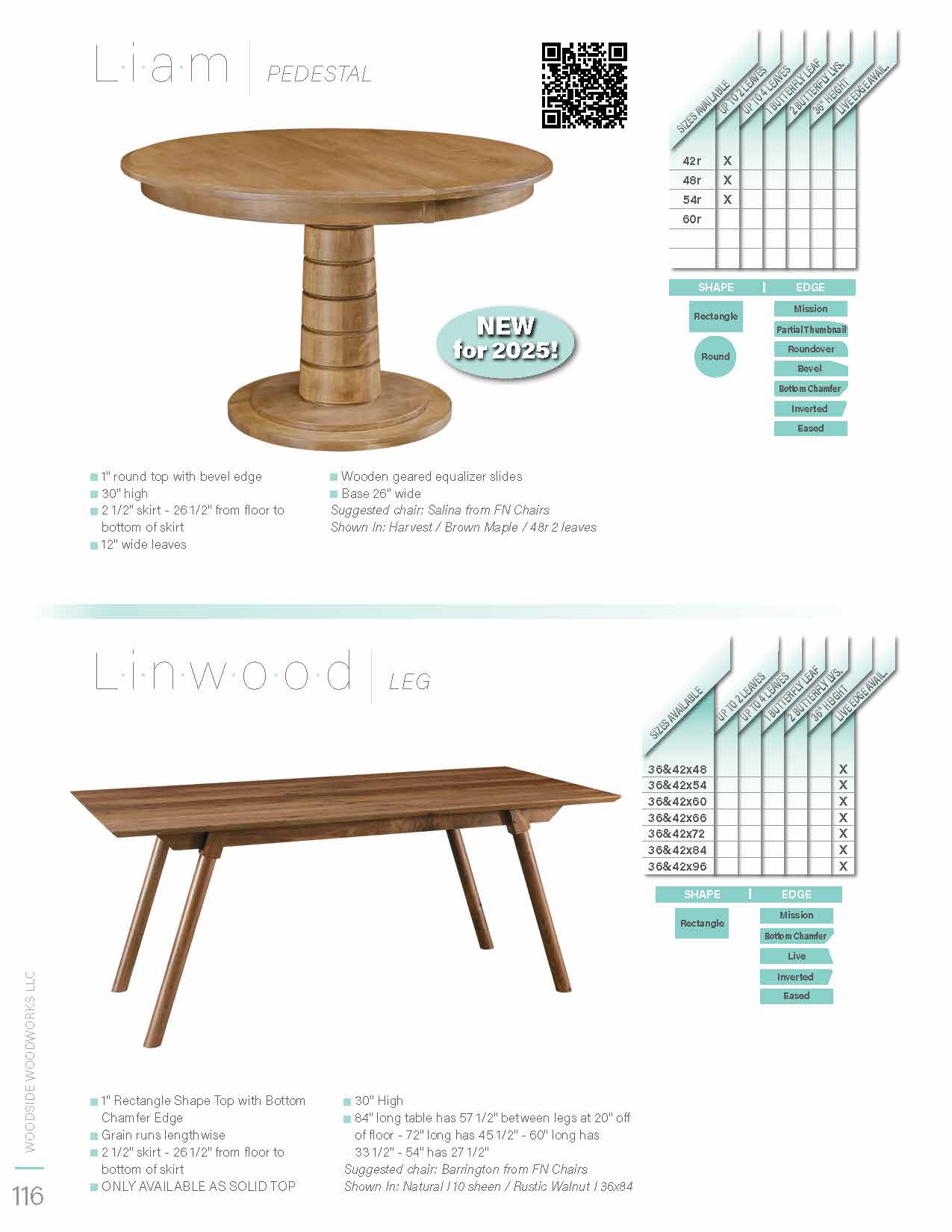 Linwood Leg Table