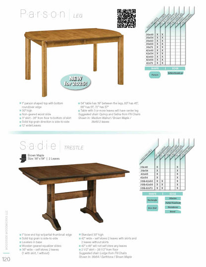 Sadie Trestle Table