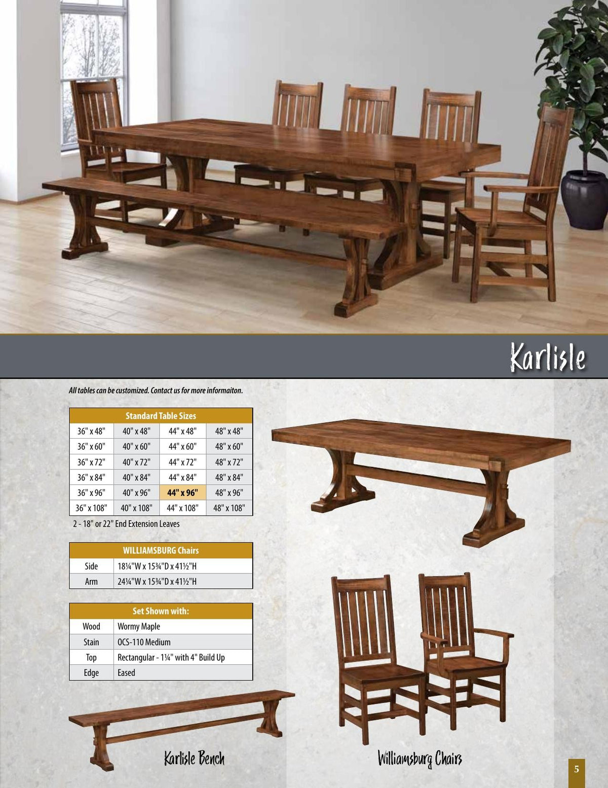 Catalog page