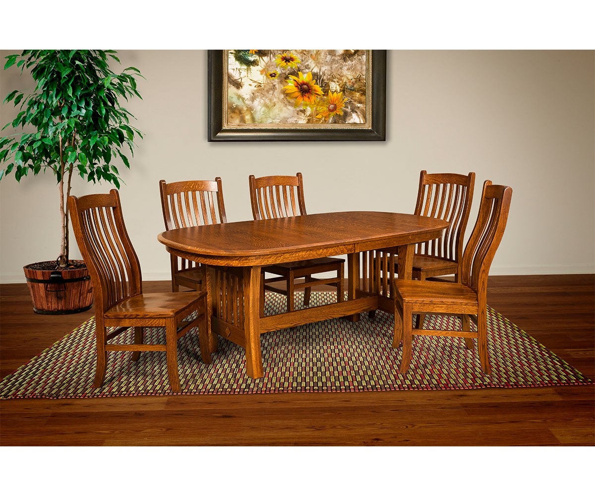 Arts & Crafts Stationary Bar Stool room setting