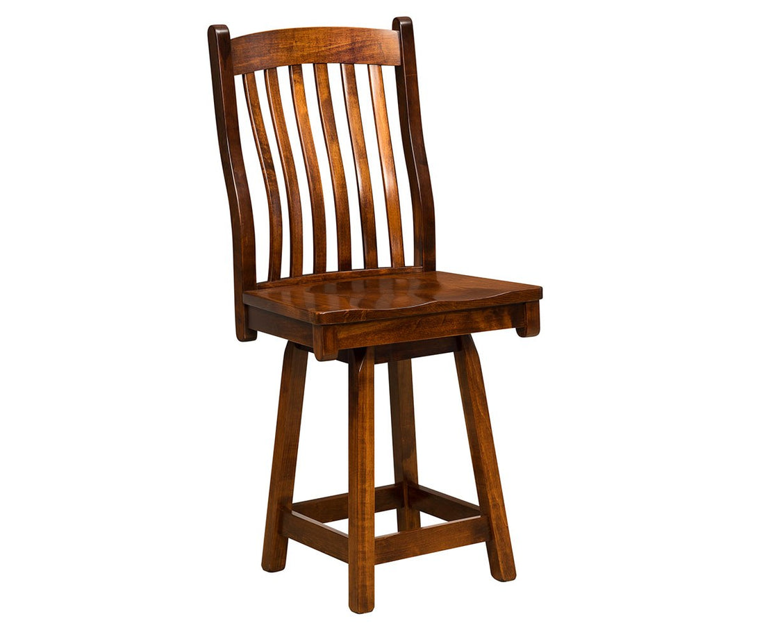 Arts & Crafts Swivel Bar Stool product photo