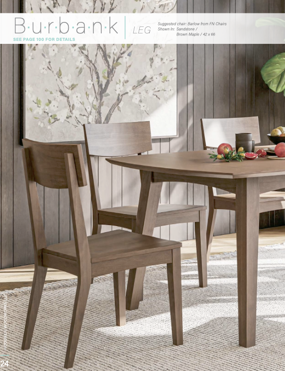 Burbank Leg table