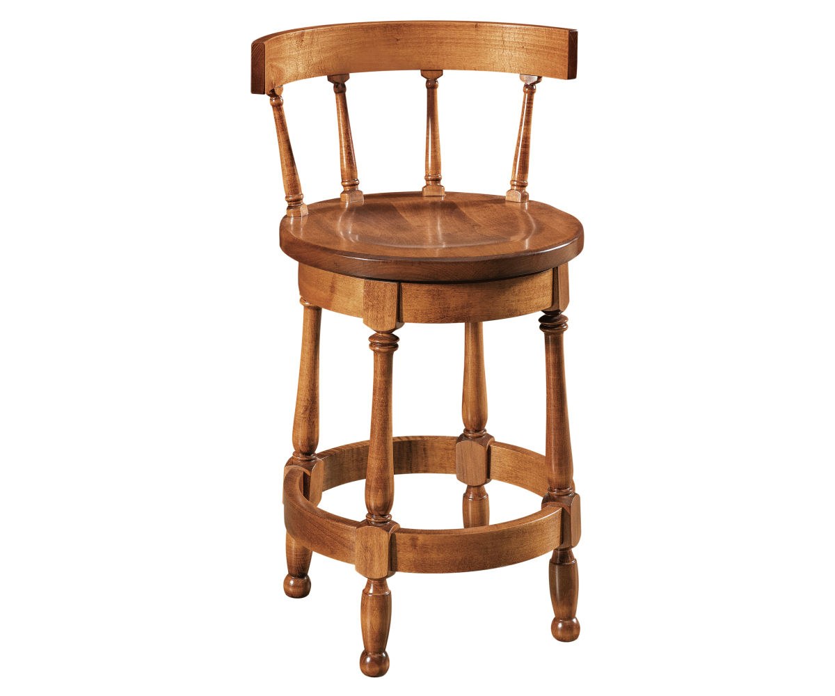 Cosgrove Swivel Bar Stool with Easton Top alternate view