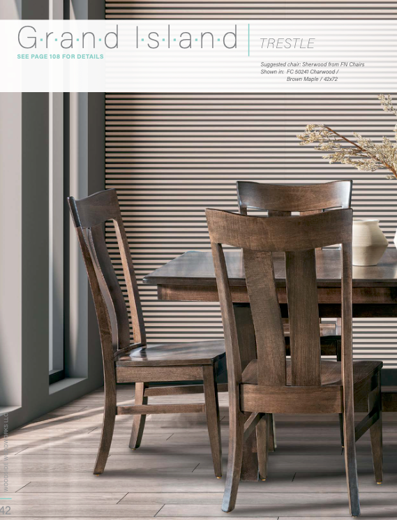 Grand Island Trestle Table