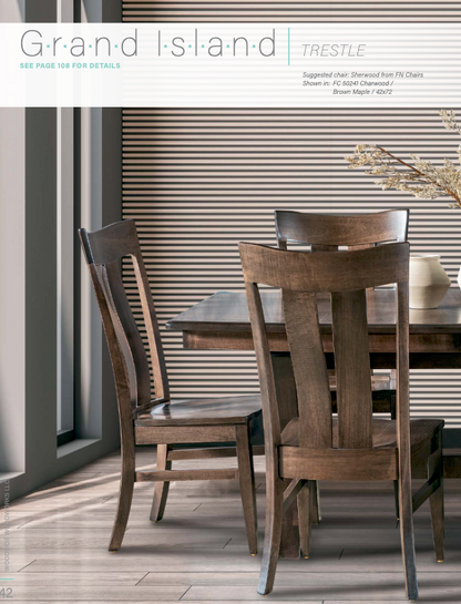 Grand Island Trestle Table
