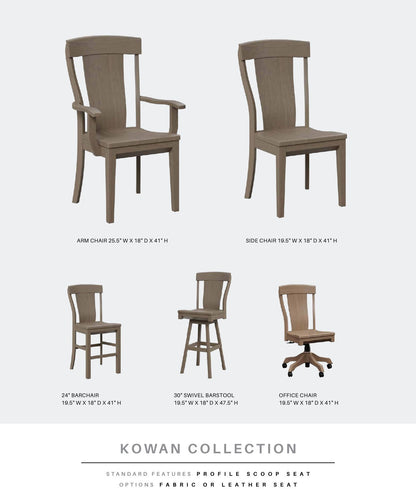 Kowan Side Swivel Bar Stool