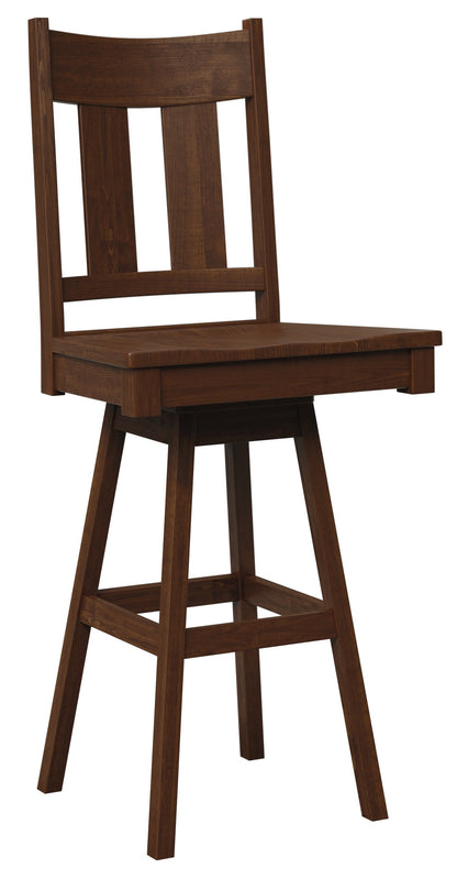 Lilac Side Swivel Bar Stool