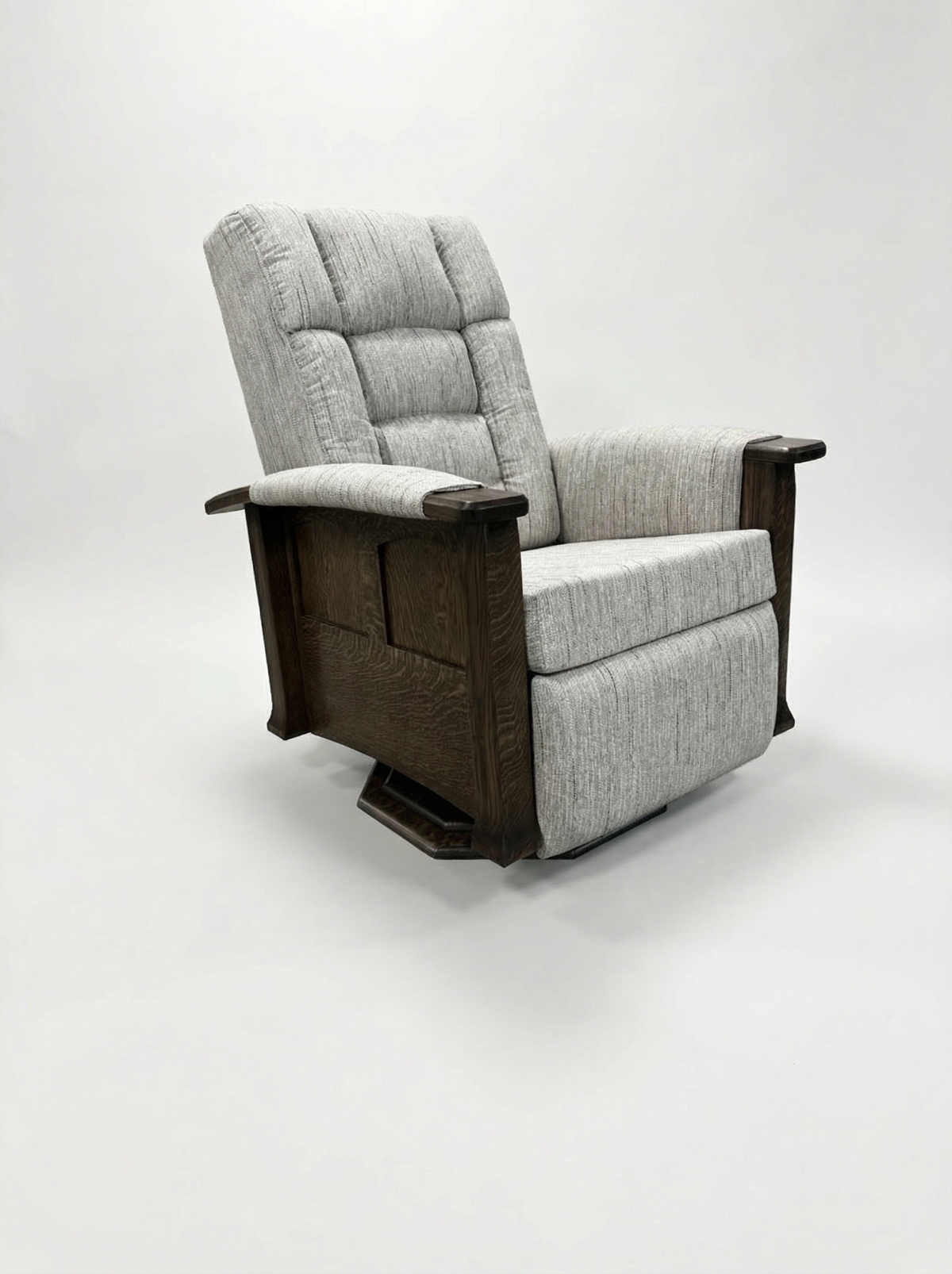 Craftsman Swivel Glider Recliner - Octagon Wood Base