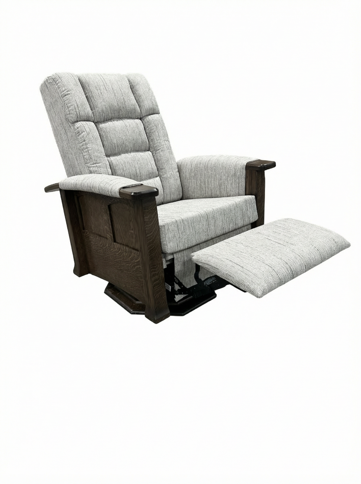 Craftsman Swivel Glider Recliner - Octagon Wood Base