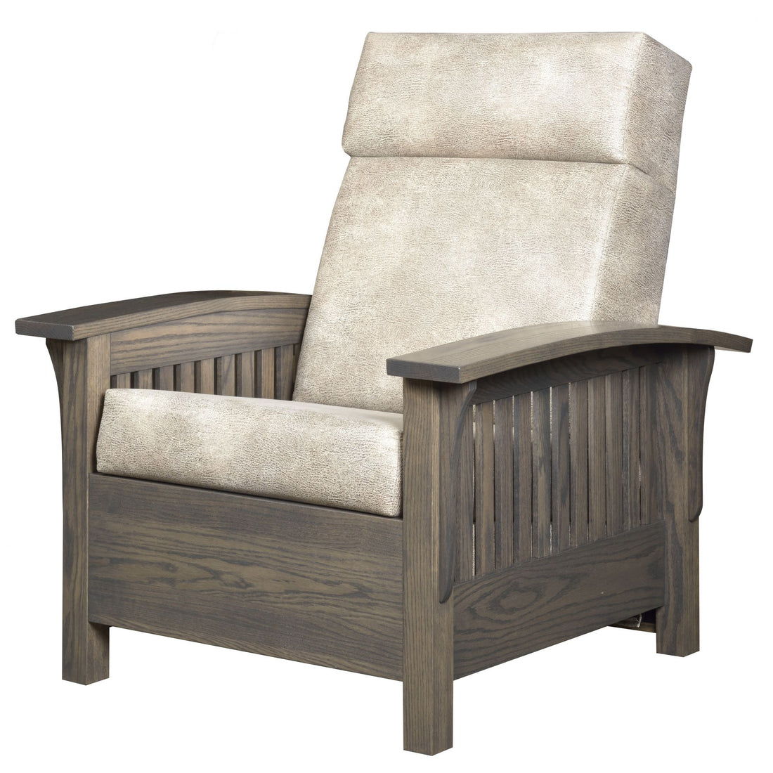 Mission Stationary Chair with Wood or Fabric Front