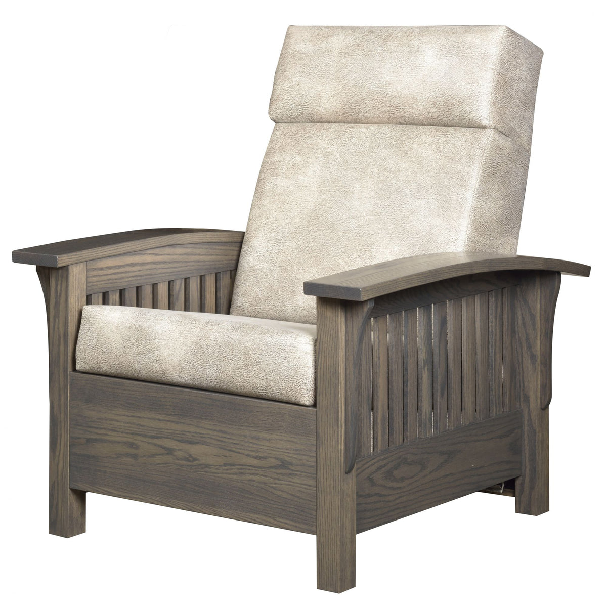 Mission Stationary Chair with Wood or Fabric Front