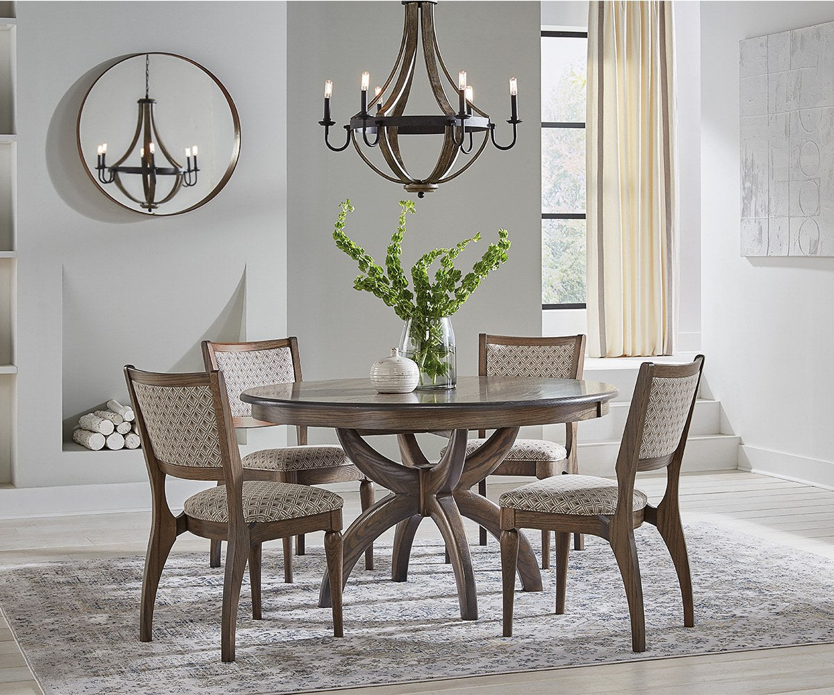 Niles Double Pedestal Table room setting