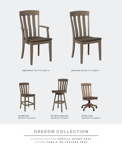 Oregon Side Swivel Bar Stool