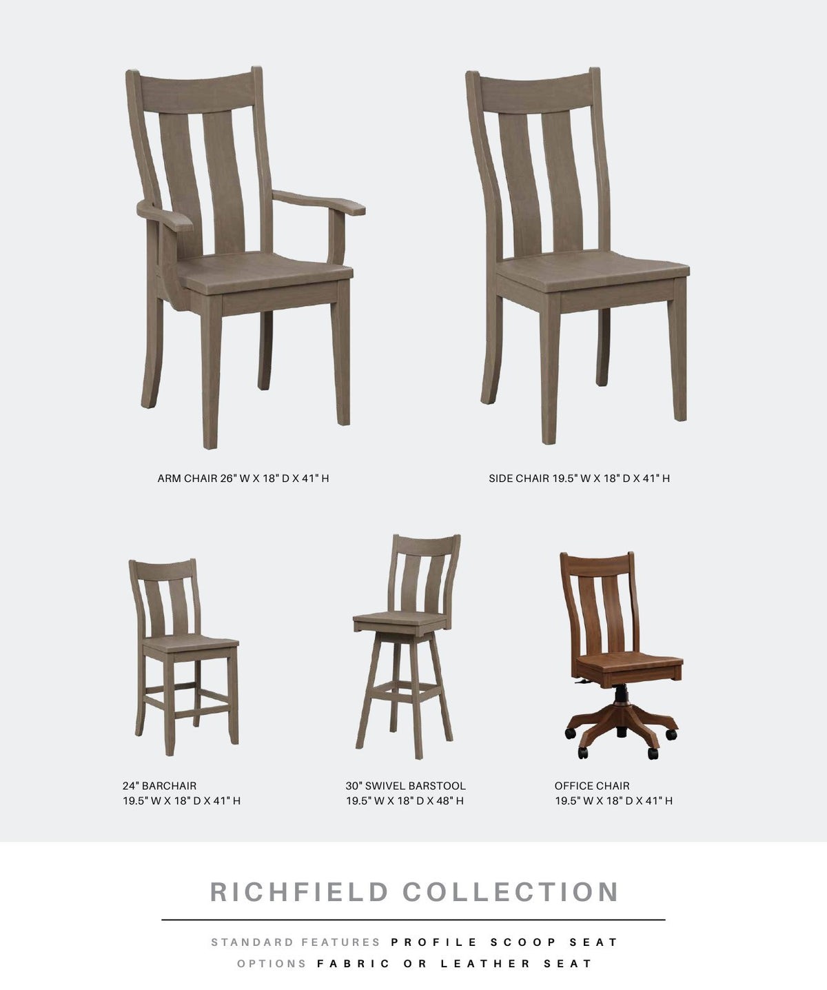 Richfield Side Swivel Bar Stool