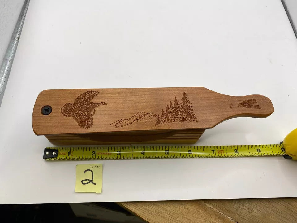 Genuinely Amish Crafted "Half Moon" Turkey Box Call