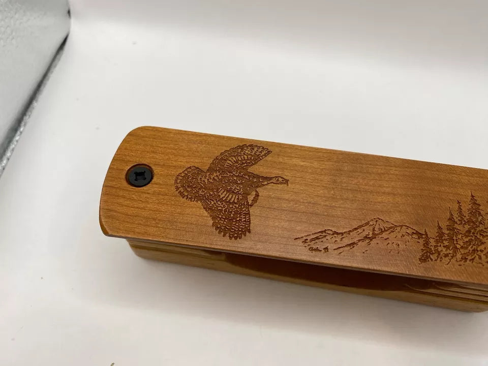Genuinely Amish Crafted "Half Moon" Turkey Box Call