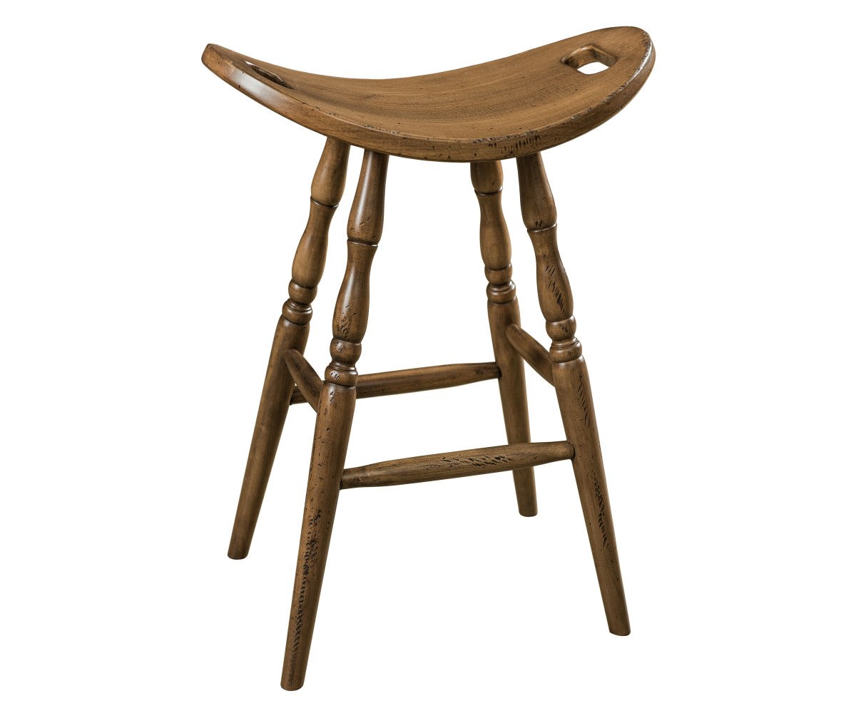 Saddle Stationary Bar Stool product photo
